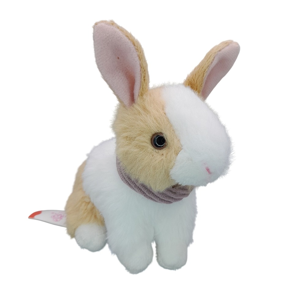Our Generation by Battat Tan White Bunny Rabbit Plush Doll Accessory 6 inch